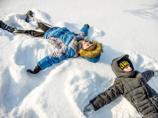 Wintercamp Kinder Schneeengel