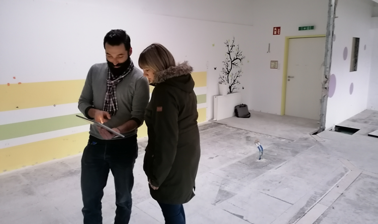 Impressionen von der Baustelle “Kindergarten und -krippe EVI”